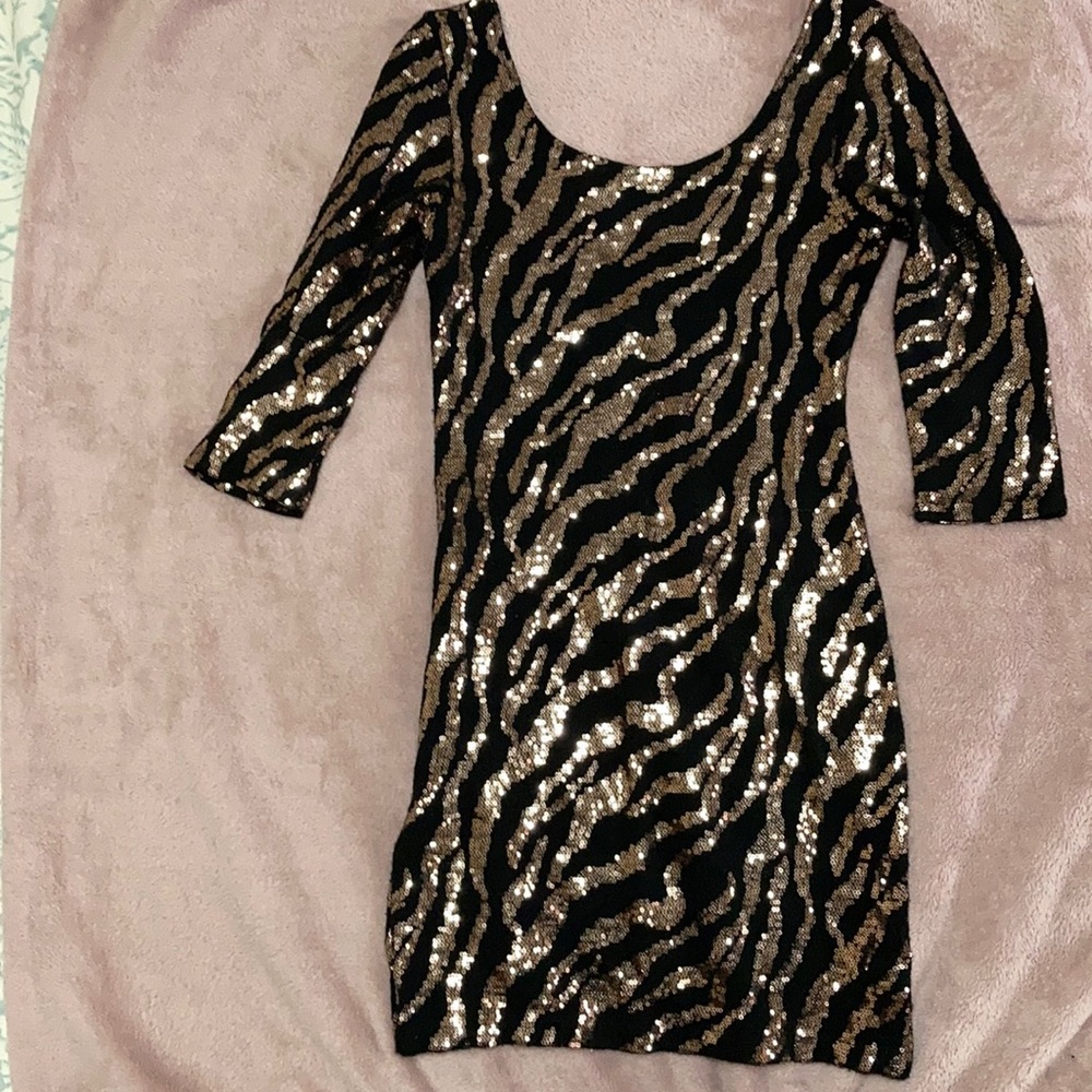 Sequin mini dress